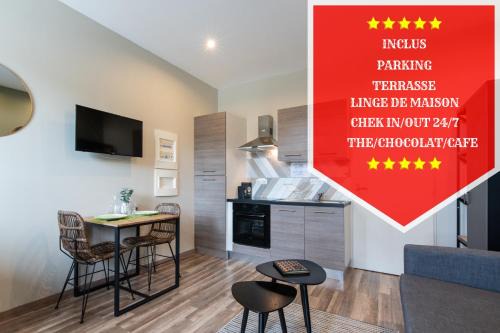 Bourg-en-Bresse Wohnung | Legend- Parking privé Gratuit- Terrasse privée- Wifi - Convert - Alimentec