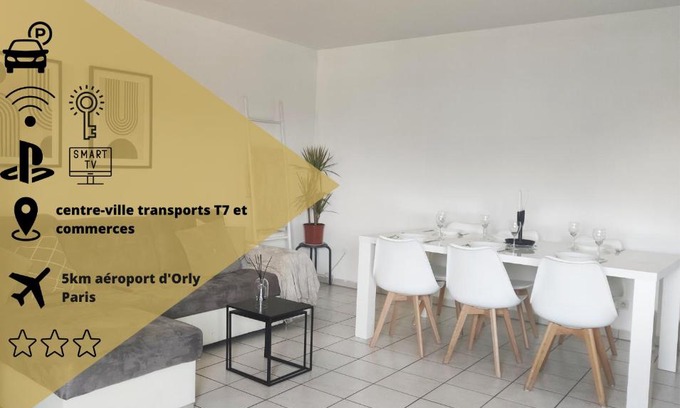 Orly Wohnung | Les Balcons d'Orly - classé 3 étoiles