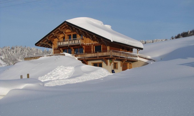 Foncine-le-Haut Skihütte | Character Chalet, 10 Personen, in der Nähe der Skipisten, atemberaubende Aussicht