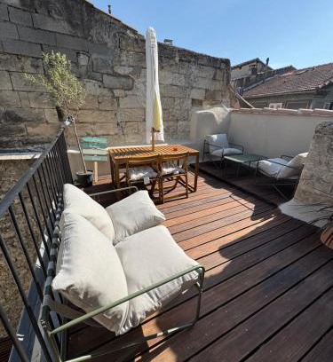 La Celle-sous-Gouzon Wohnung | Les Murmures du Palais - Terrasse privée avec vue