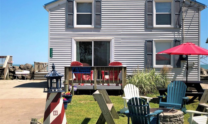 Oak Harbor Hütte | Charmantes Ferienhaus am Lake Erie (in der Nähe von Port Clinton) Kostenloses WLAN, Seeufer, Strände