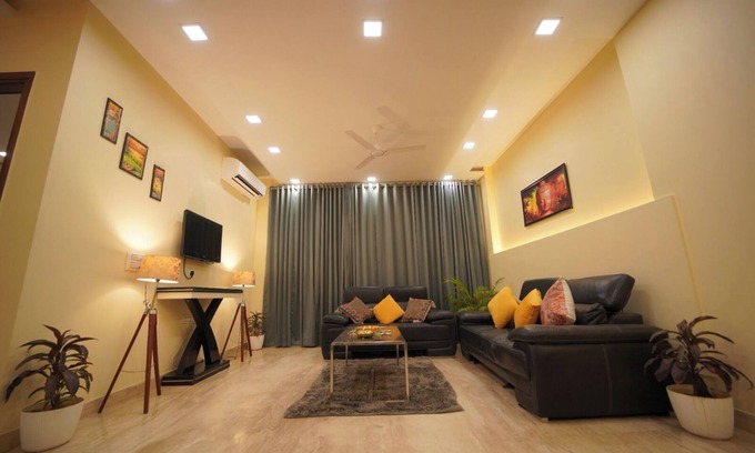 New Delhi Wohnung | Lime Tree 3BHK Serviced Apartments DLF 5