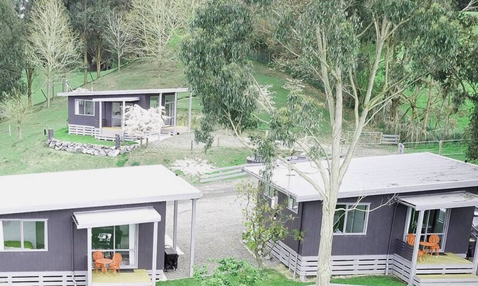 Feilding Kabine | Little Forest Cabins overnight accommodation. No. 1