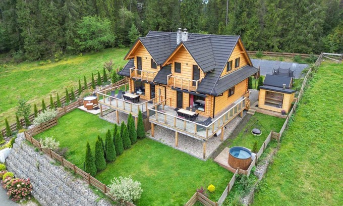 Lapsze Nizne Skihütte | LK Resort Łapsze domy z prywatną balią i sauną