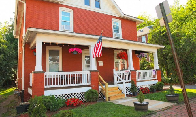 Farrandsville Haus | Lock Haven Home with Fire Pit - Walk to Main St