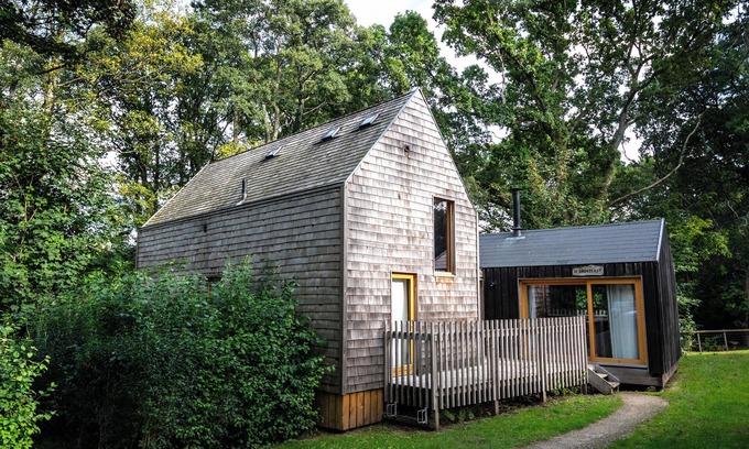 Corfe Castle Hütte | LODGE 6, family friendly, luxury holiday cottage in Corfe Castle