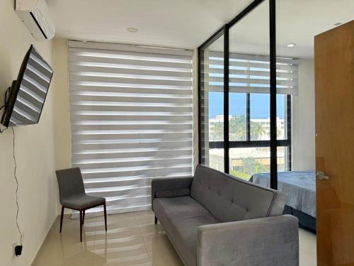Ferrocarrilera Wohnung | Loft a few blocks from the beach