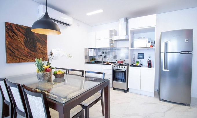 Alto de Pinheiros Wohnung | Loft moderno com AC na Praça Pôr do Sol