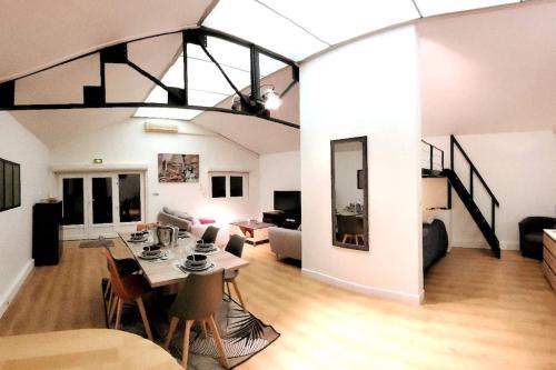 Villeparisis Wohnung | Loft proche CDG 6 pers, Parc Expo avec parking