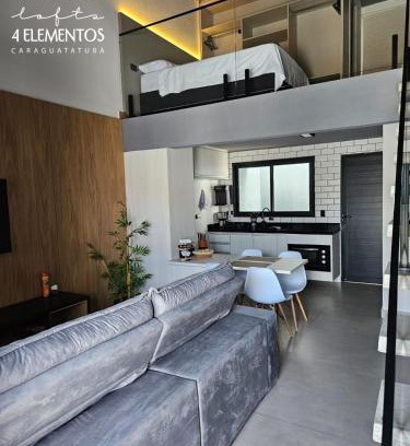 Ipiranga Haus | Lofts 4 Elementos - Ar - Martim de Sá - Caraguatatuba