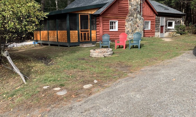 Keene Kabine | Log Cabin auf der Ausable River