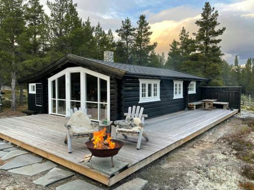 Folldal Haus | Log Cabin With Views Of Rondane Mountains