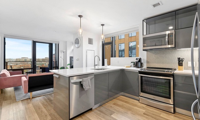 Shawmut Wohnung | Lovely 2-bedrooms 2 Bathrooms with Balacony in Boston downtown close to back bay