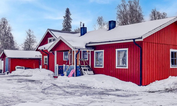 Tarnaby Haus | Schönes Haus in Tärnaby mit WLAN