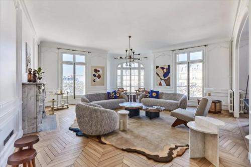 L'Europe Wohnung | Luxueux Appartement familial 5 BD, Parc Monceau