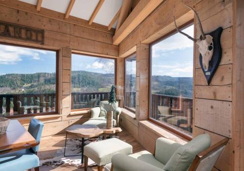 Le Tholy Skihütte | Luxueux chalet avec vue sur les pistes et le Hohneck