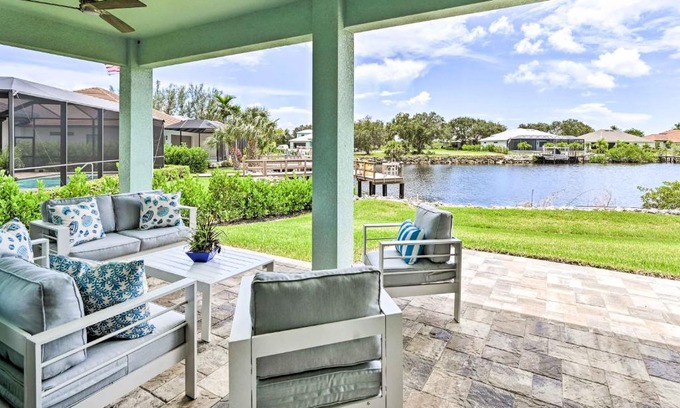 Naples Haus | Luxurious Canal-Front Retreat with Game Room!