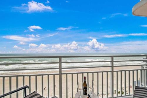 Brush - Stewarts Haus | Luxury 12th Floor 2 BR Condo Direct Oceanfront Wyndham Ocean Walk Resort Daytona Beach | 1201