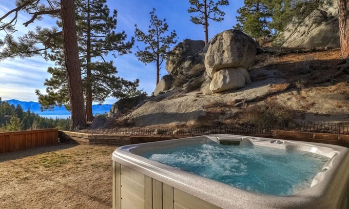 Tahoe Village Haus | Luxury 4BR | BBQ, Hot Tub & Lake Views | Sleeps 10