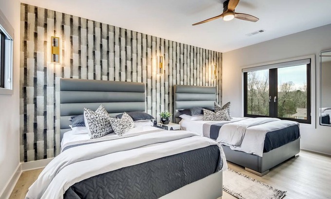 Cliftondale Haus | Luxury 5BR Retreat w/ Pool, Hot Tub, Basketball