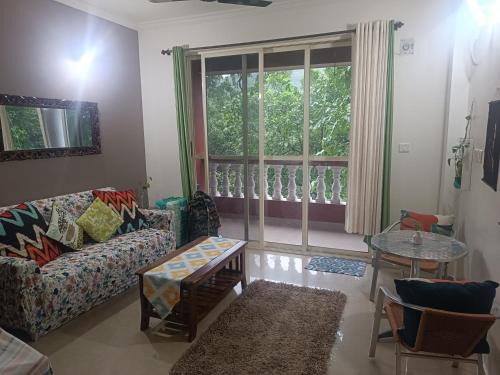 Patnem Wohnung | Luxury Apt near Palolem Beach, WFH with Forest view