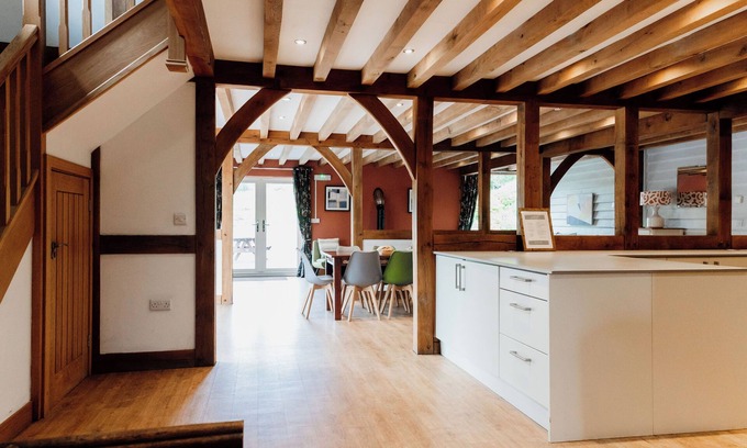 Devils Bridge Haus | Luxury renovated barn with a large hot tub and disabled friendly. Sleeping 17