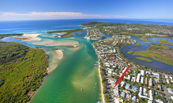 Noosaville Wohnung | Luxuriöses Apartment am Fluss, kostenlose Nutzung von Fahrrädern und Kajaks