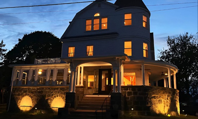 Winthrop Haus | Luxury Victorian near Salem: Stunning Ocean Views & Modern Elegance in 6BR Manor