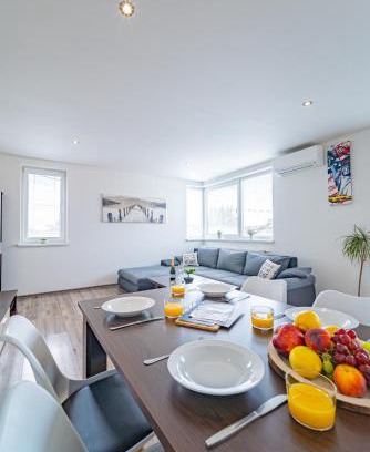 Novaky Wohnung | Luxusný, plne zariadený, súkromný apartmán s klimatizáciou neďaleko historického kúpeľného mesta Bojnice