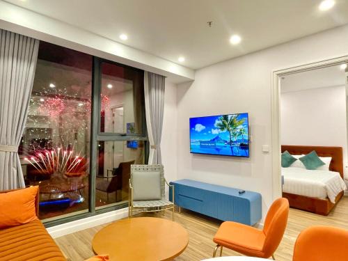 An Thoi Wohnung | LYNS Apartment - Ocean View with Infinity Pool &Firework