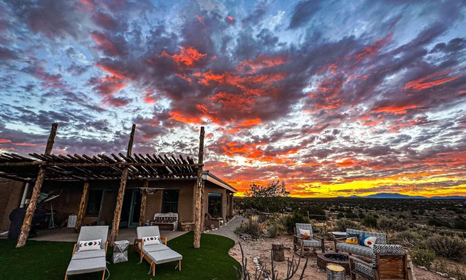 Ojo Caliente Haus | Magical 21 Acre Solar Adobe Ranch House in Ojo Caliente and Carson Nat. Forest