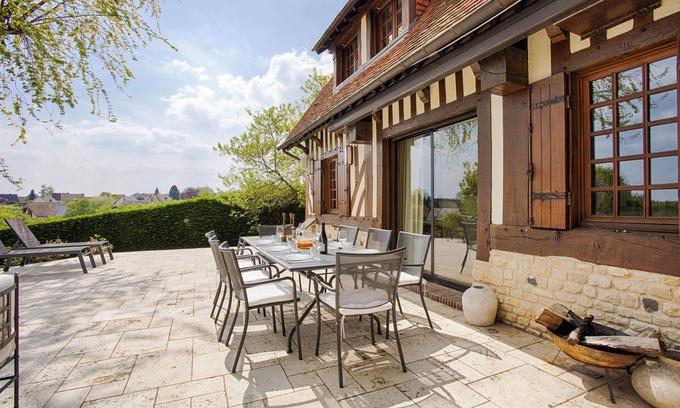 Saint-Arnoult Haus | Magnificent house in Deauville for 10 people, cinema room, large garden