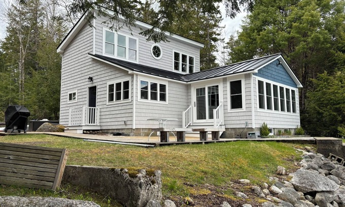 Otis Haus | Maine Lake Cottage on Beech Hill Pond near Bar Harbor and Acadia National Park