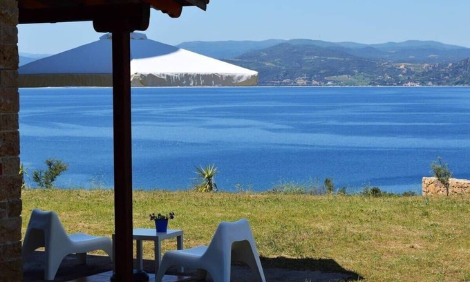 Aristotelis Haus | Wunderbares Öko-Apartment Villa Serena Ammouliani