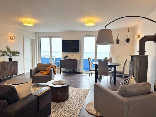 Sassnitz Wohnung | Meerblickappartement mit Kamin