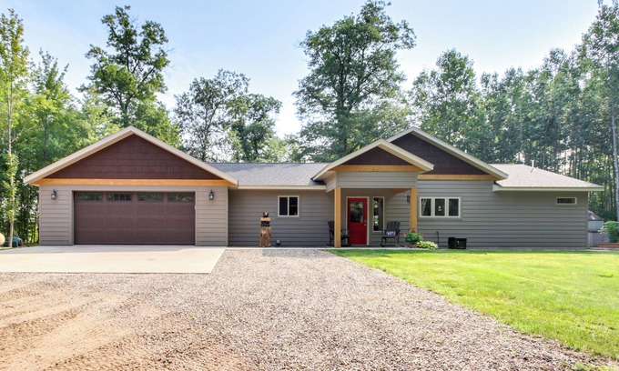 Crow Wing County Hütte | Merrifield Vacation Rental w/ Dock & River Access