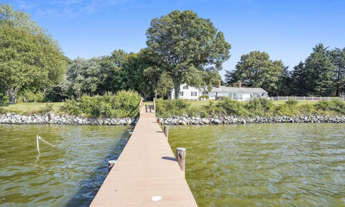 Easton Haus | Minutes from Downtown Easton and St. Michaels | Pool | Private Dock