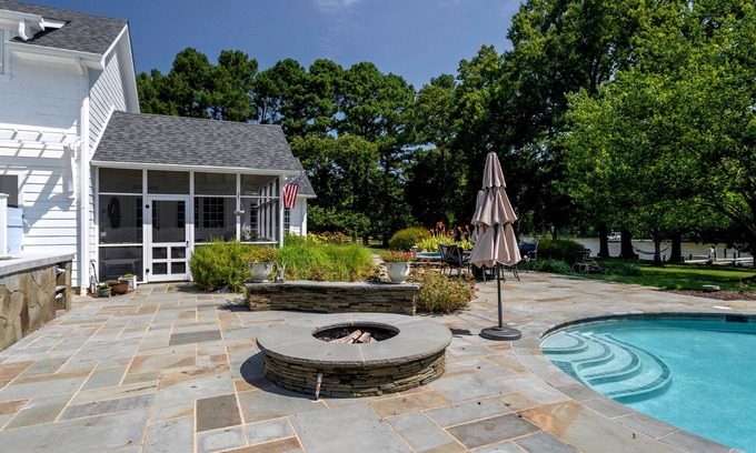 Easton Haus | Minutes from Downtown St. Michaels | Pool | Outdoor Kitchen | Private Dock | Hot
