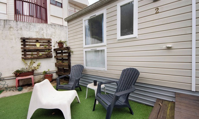 Mozelos Haus | Mobilheim "Villa Granja Sol 2" mit Gemeinschaftsgarten und WLAN