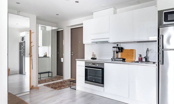 Lahti Wohnung | Modern 1BR Home with Sauna & Balcony