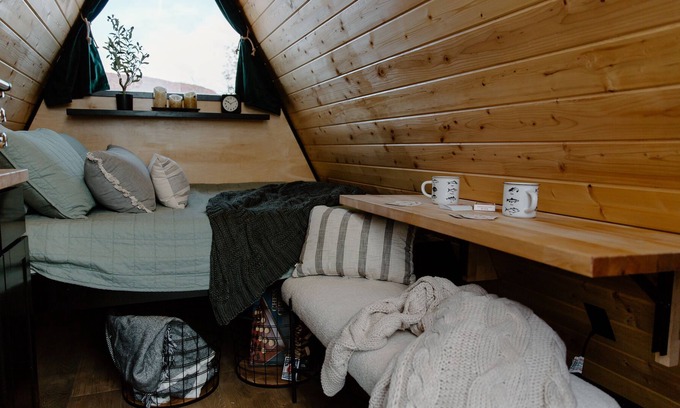 Cedar City Kabine | Modern A-Frame Tiny Cabin Experience