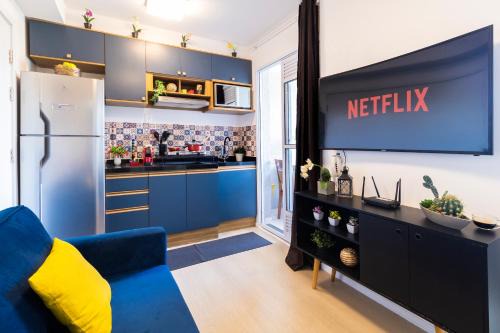 Jardim Aeroporto Wohnung | Modern, complete with Office, AC, and Gym