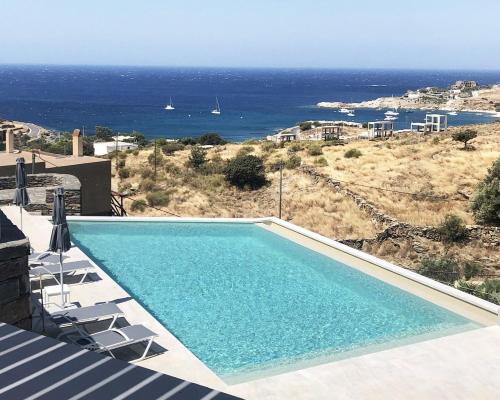 Koundouros Haus | Modern home with 2 apartments, a swimming pool and sea view, in the area of Koundouros