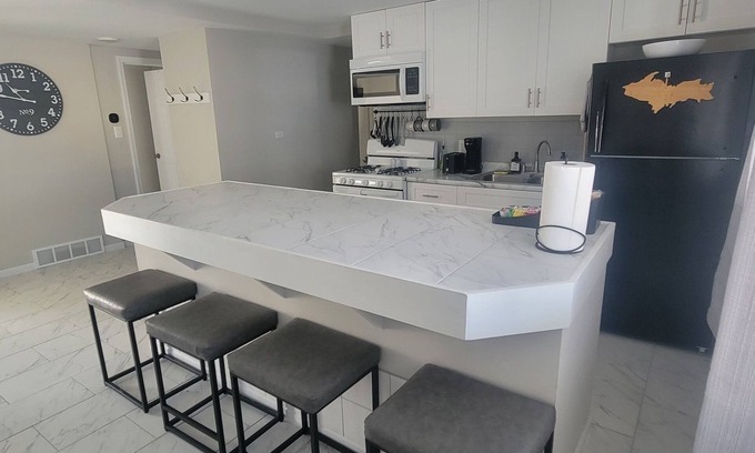 Baraga Haus | Modern Retreat on Lake Superior, close to the Snowmobile trails!