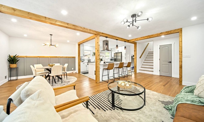 Candler-McAfee Haus | Modern Rustic Retreat - Cozy 4-Bedroom ATL