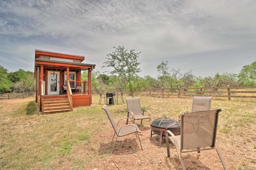 Milam County Haus | Modern Sunset Cabin with Wood Fire Pit!