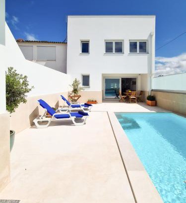 Vale Furado Haus | Modernes Haus mit spektakulärem Meerblick und Pool