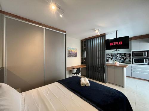 Campo Belo Wohnung | Moderno Studio Line Up - Vaga e AC | Delfhy