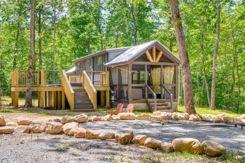 Monteagle Haus | Monteagle Cabin with Swim Spa, Sauna and Fire Pit!