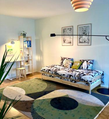 Keskinen District Wohnung | Moomin Lover Home in Central Helsinki - Pool & Sauna